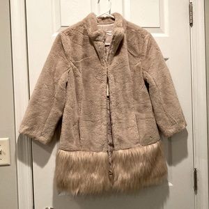 Tyler Boe faux fur coat, Sz XS